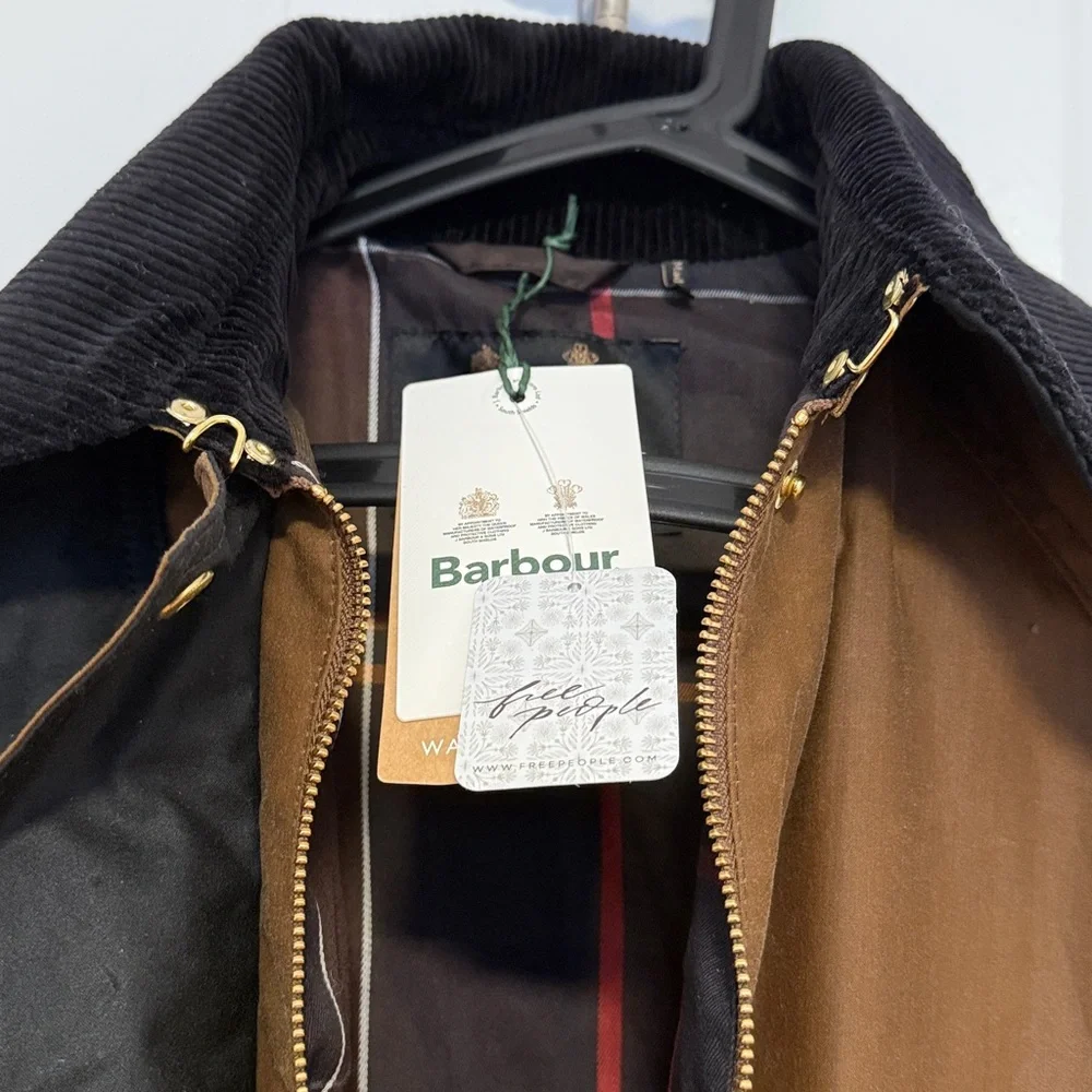 Barbour Tan townfield Waxed Jacket - Picture 10 of 13